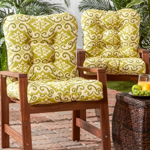 pillow/Outdoor-Seat-Back-Chair-Cushion-Set-of-2-Green-Ikat-0ec7e792-8b55-4960-9839-43484f6dd7d8